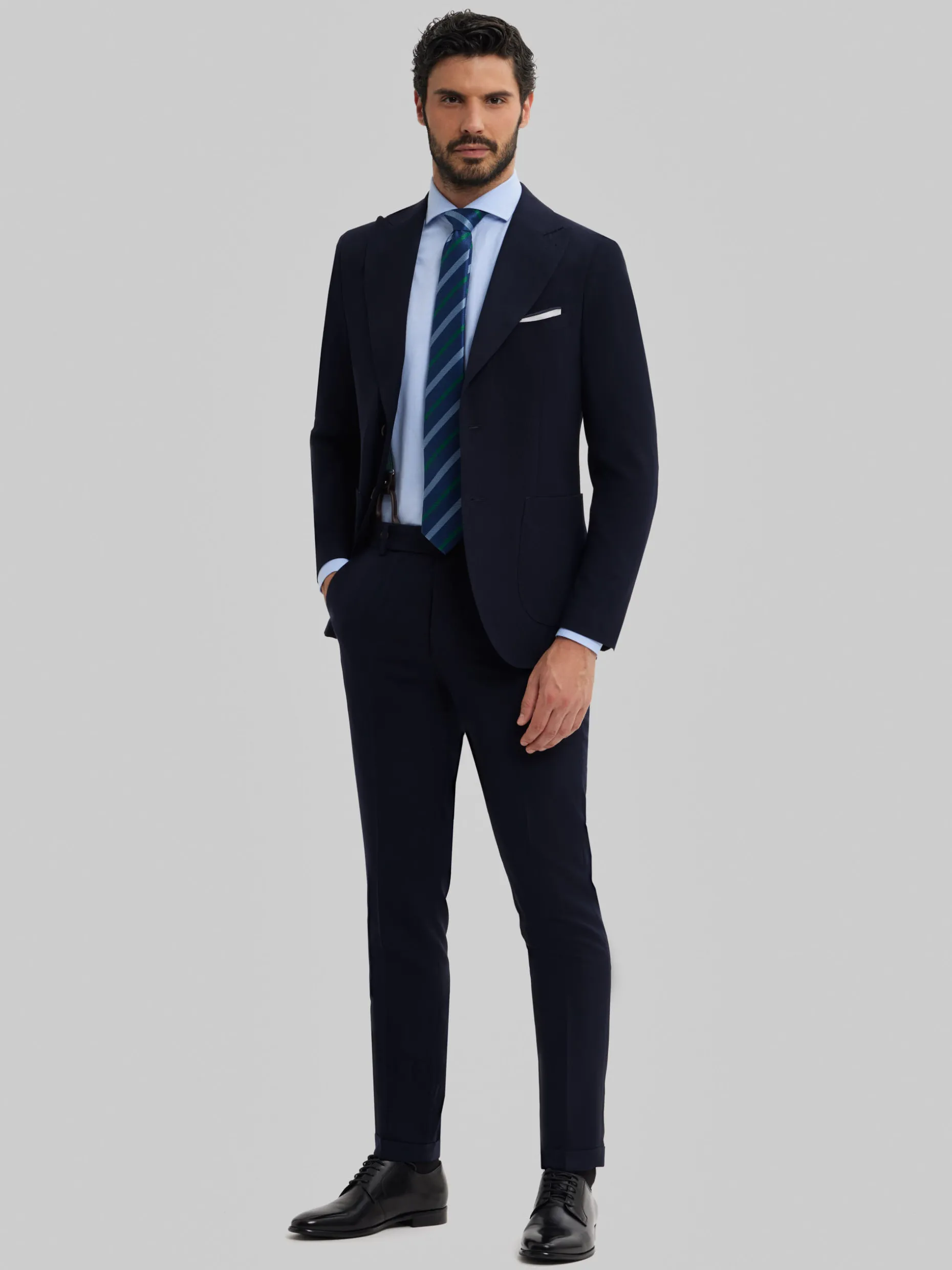 AMERICANA CAPO PLAIN AZUL MARINO