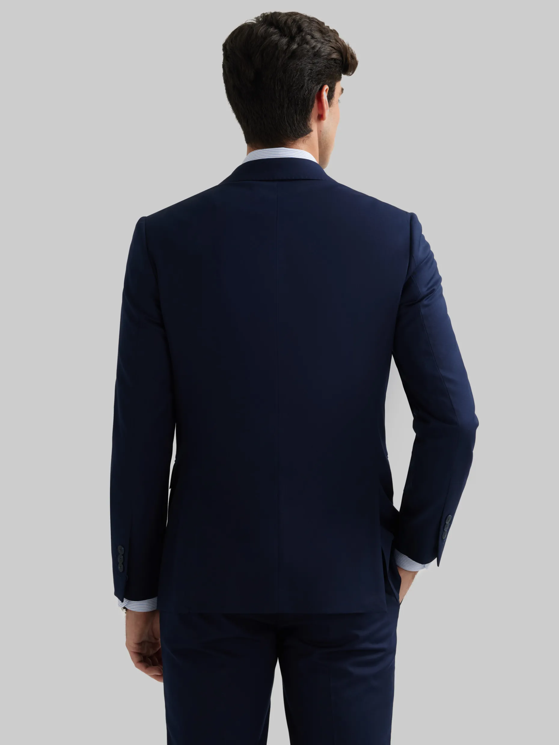 AMERICANA PLAIN SLIM AZUL MARINO