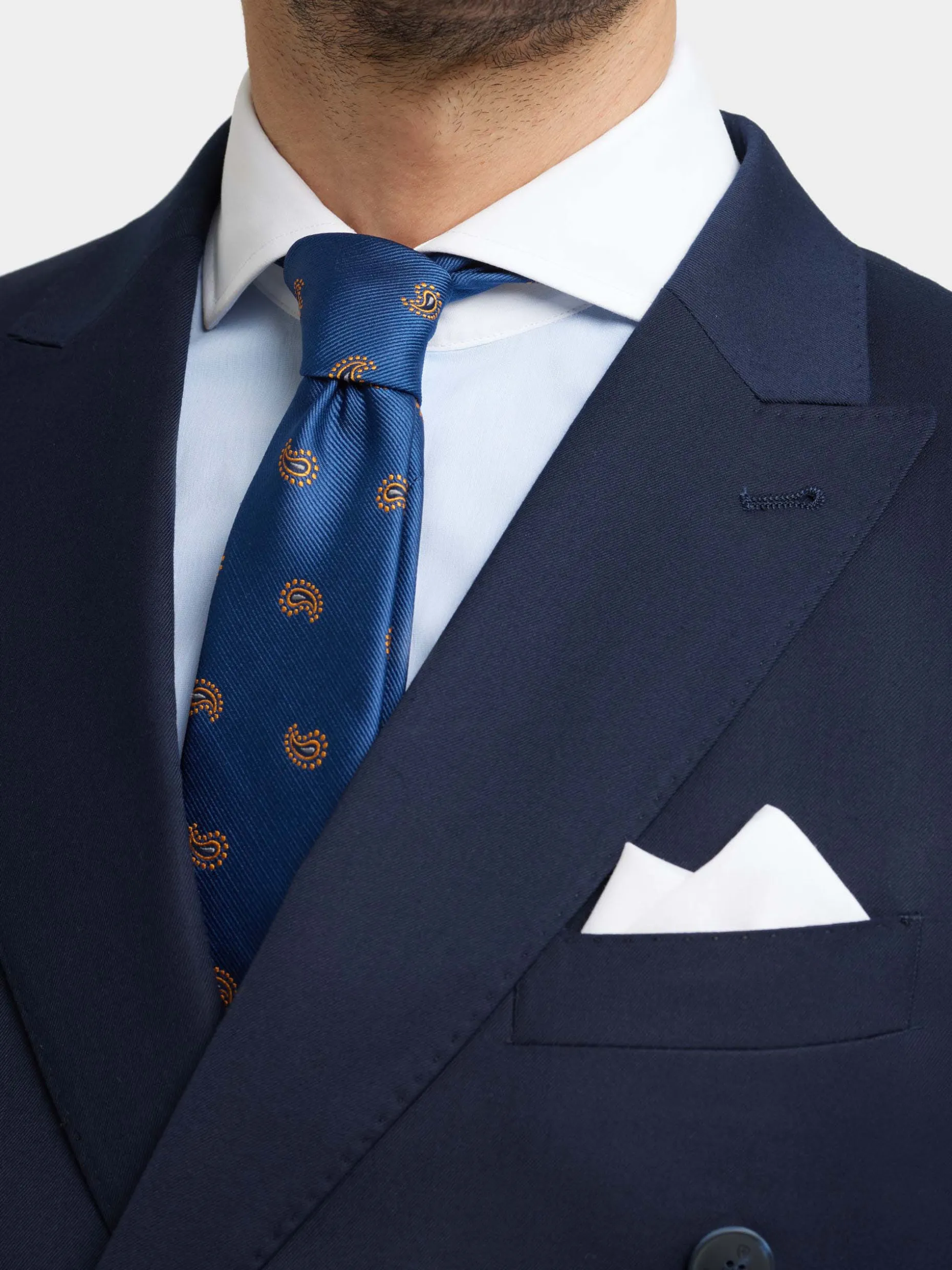 AMERICANA TWILL CRUZADO AZUL MARINO