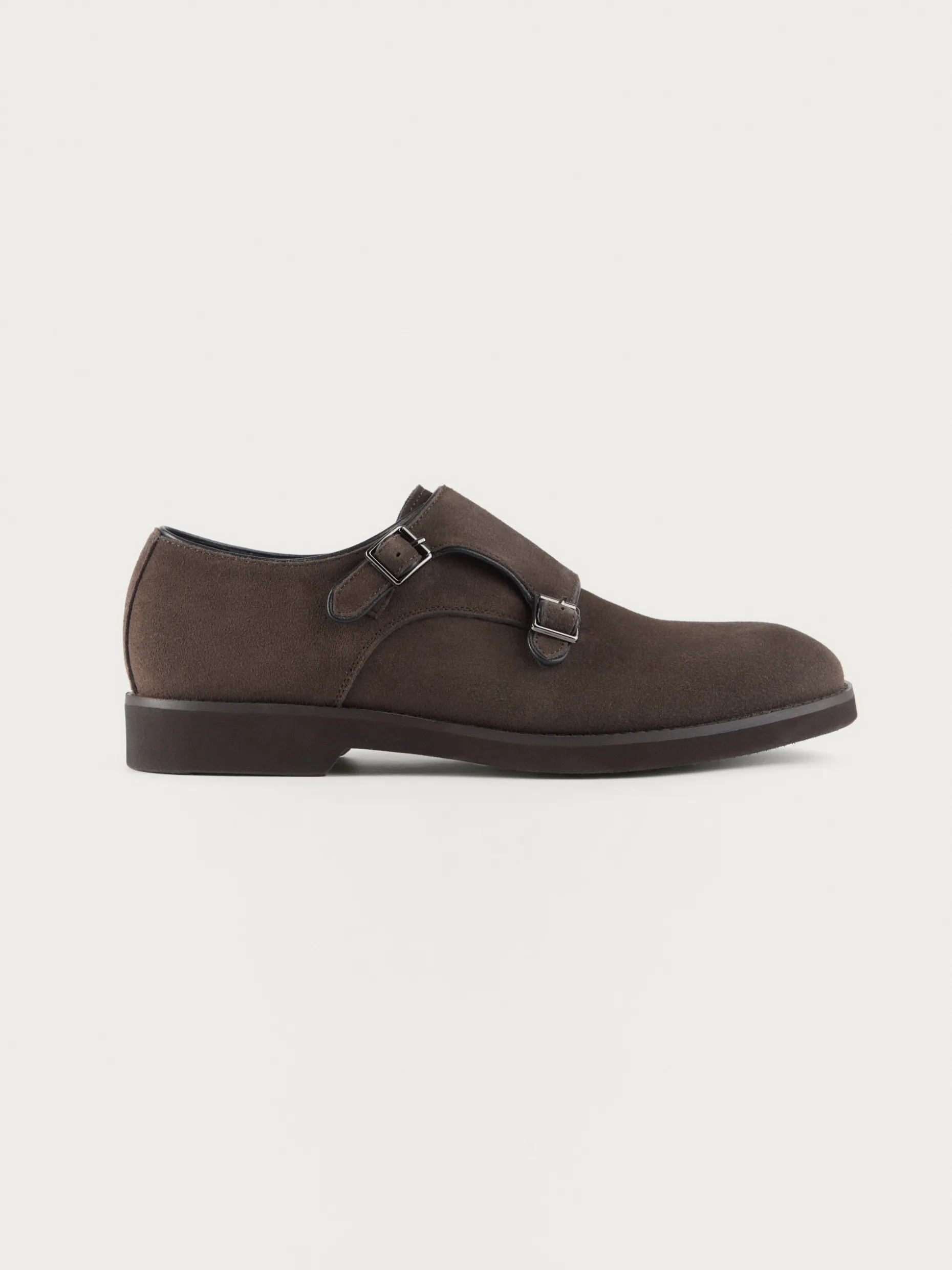 BLUCHER DOBLE HEBILLA MARRÓN