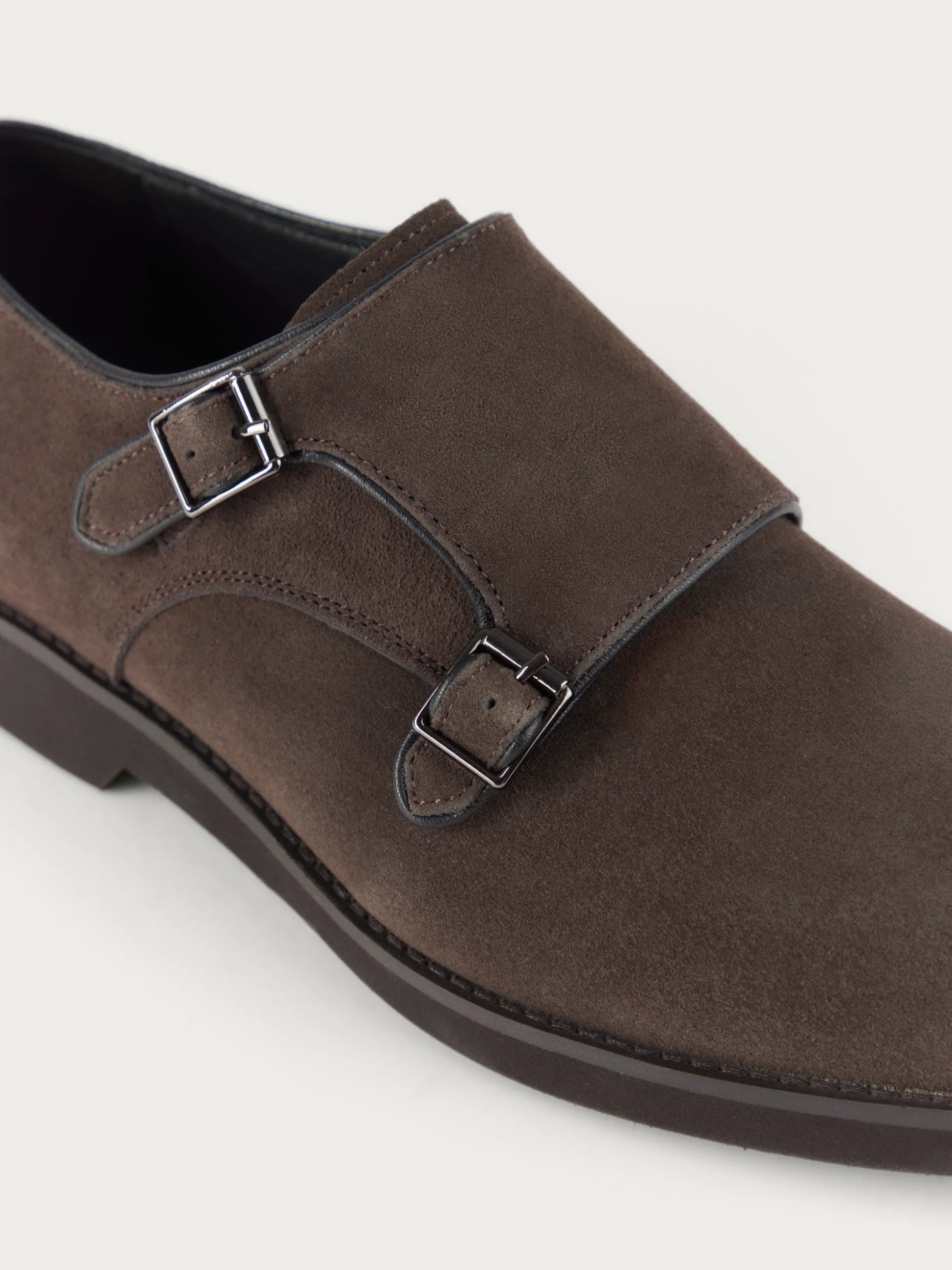 BLUCHER DOBLE HEBILLA MARRÓN
