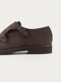 BLUCHER DOBLE HEBILLA MARRÓN