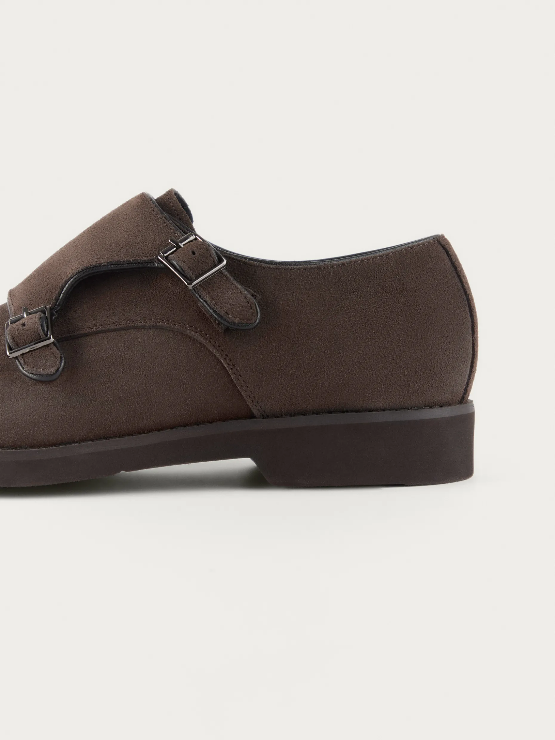BLUCHER DOBLE HEBILLA MARRÓN