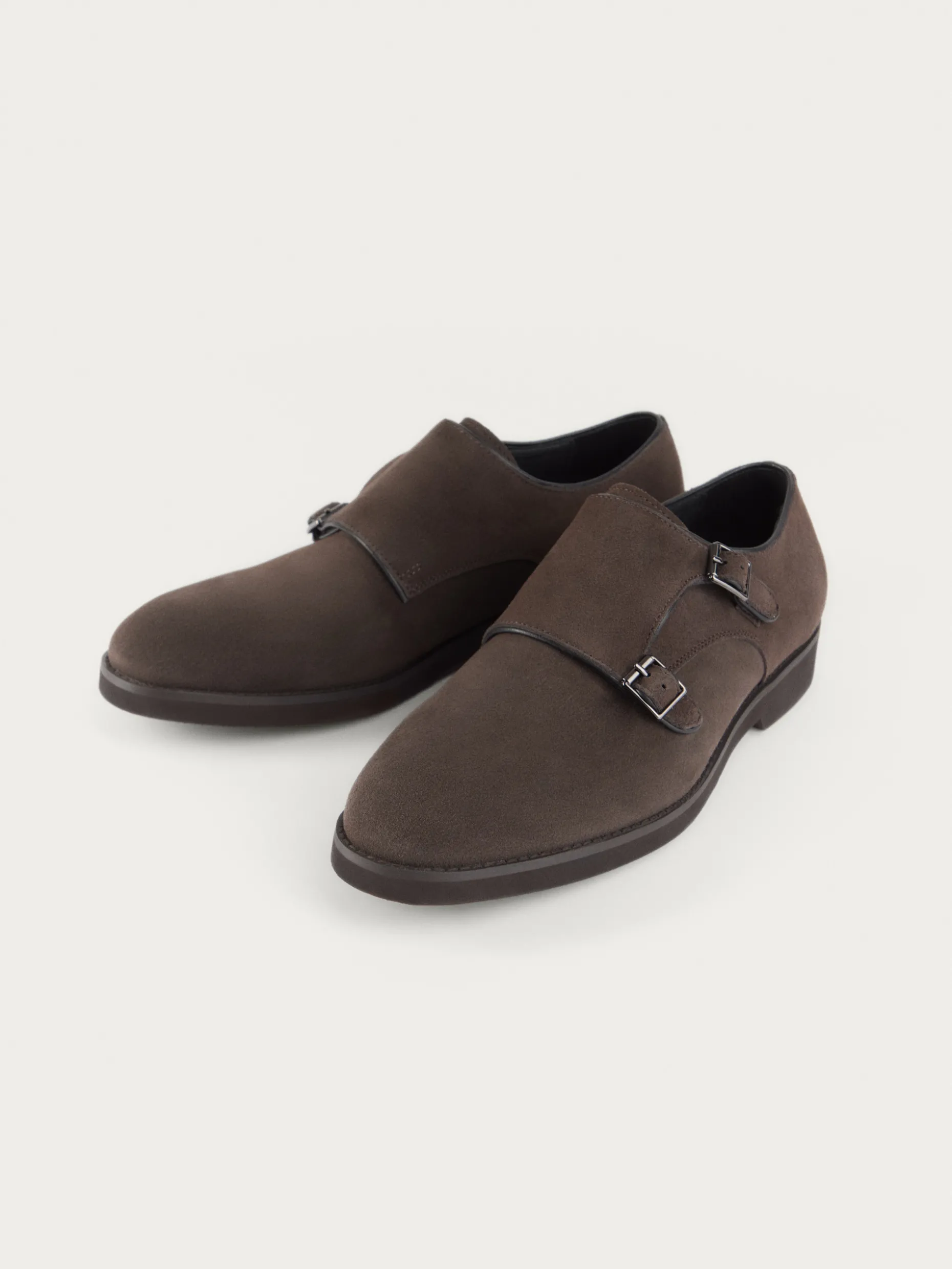 BLUCHER DOBLE HEBILLA MARRÓN