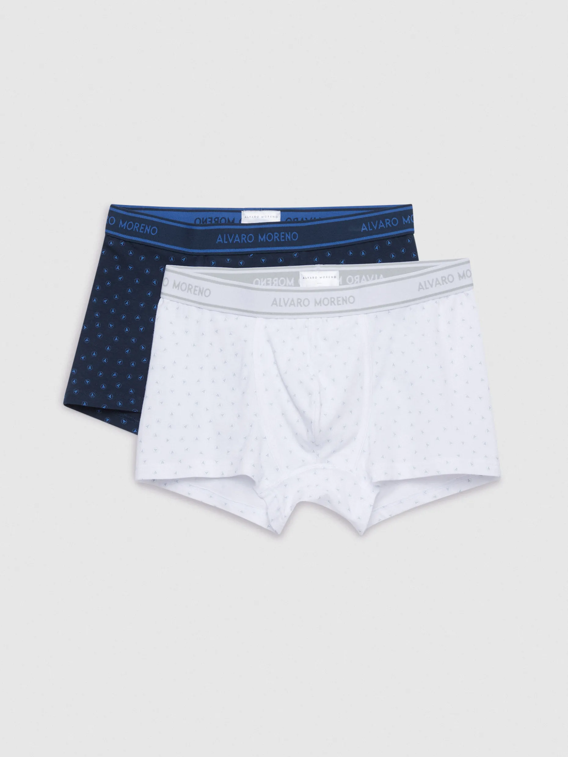 BOXER LOGOS AZUL MARINO