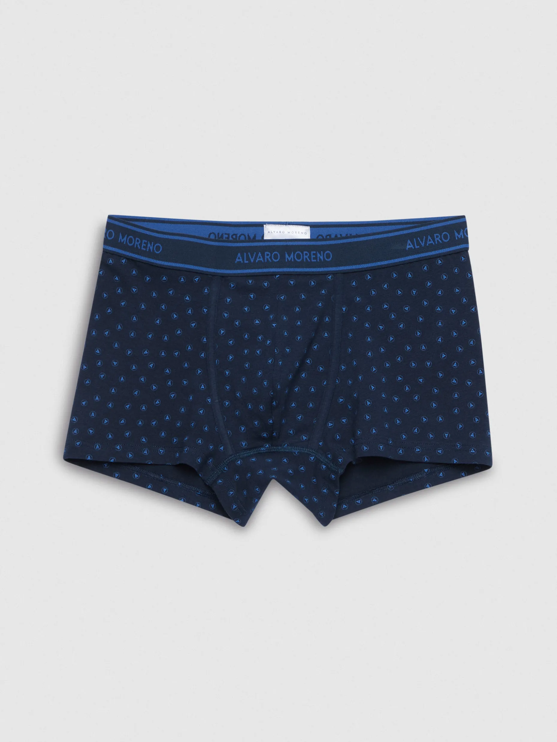 BOXER LOGOS AZUL MARINO