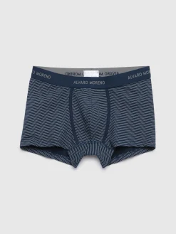 BOXER STRIPES AZUL MARINO