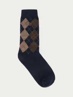CALCETINES ROMBOS GRIS