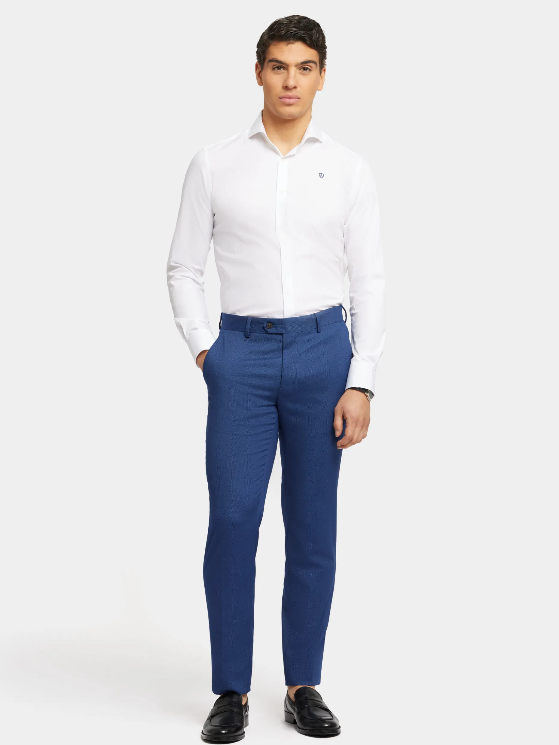 CAMISA COMFORT FIL A FIL BLANCO