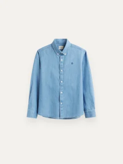 CAMISA DENIM KIDS AZUL
