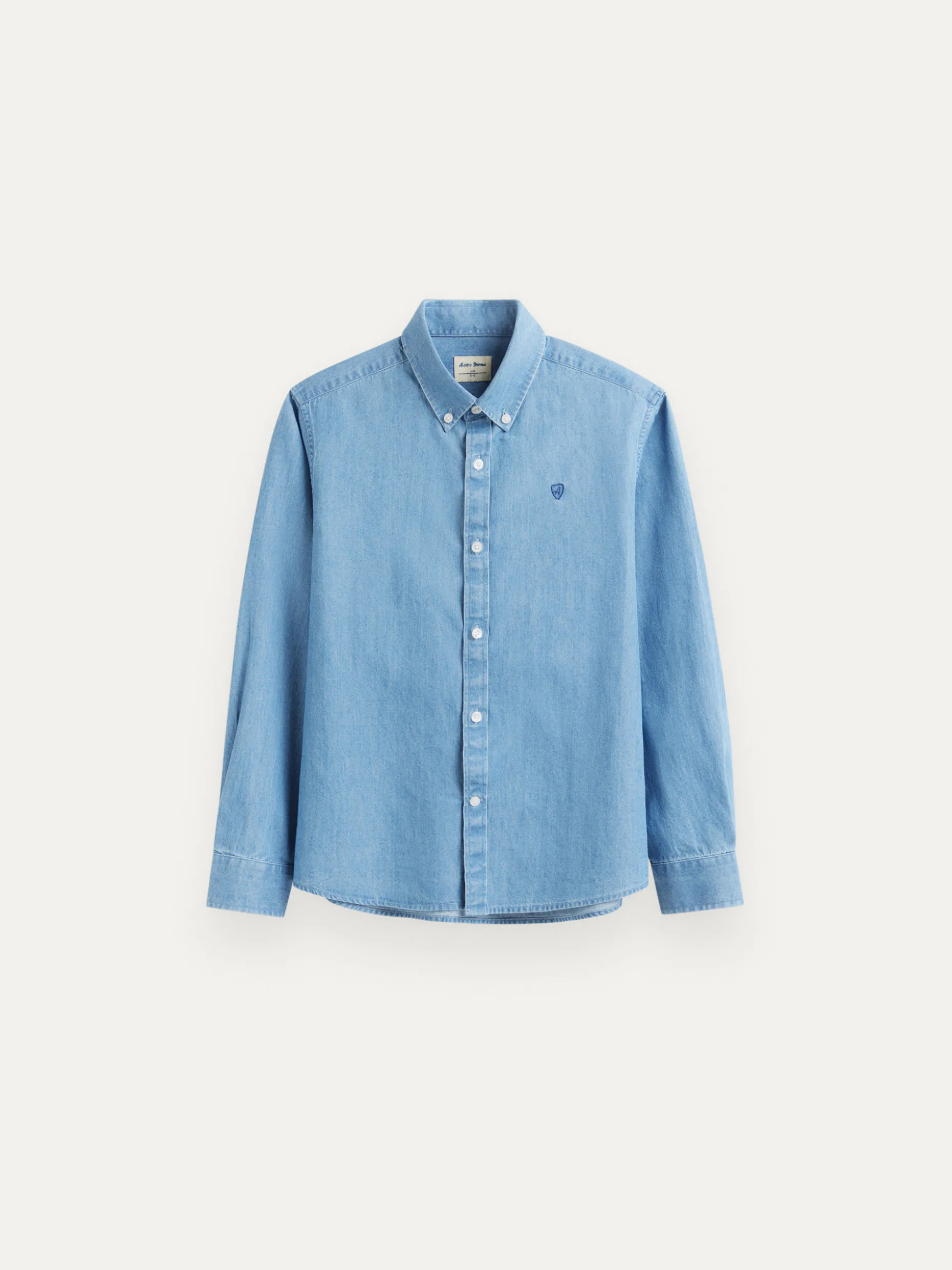 CAMISA DENIM KIDS AZUL