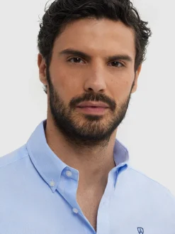CAMISA ESTRUCTURA DUTTON AZUL