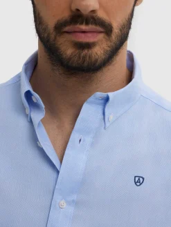 CAMISA ESTRUCTURA DUTTON AZUL