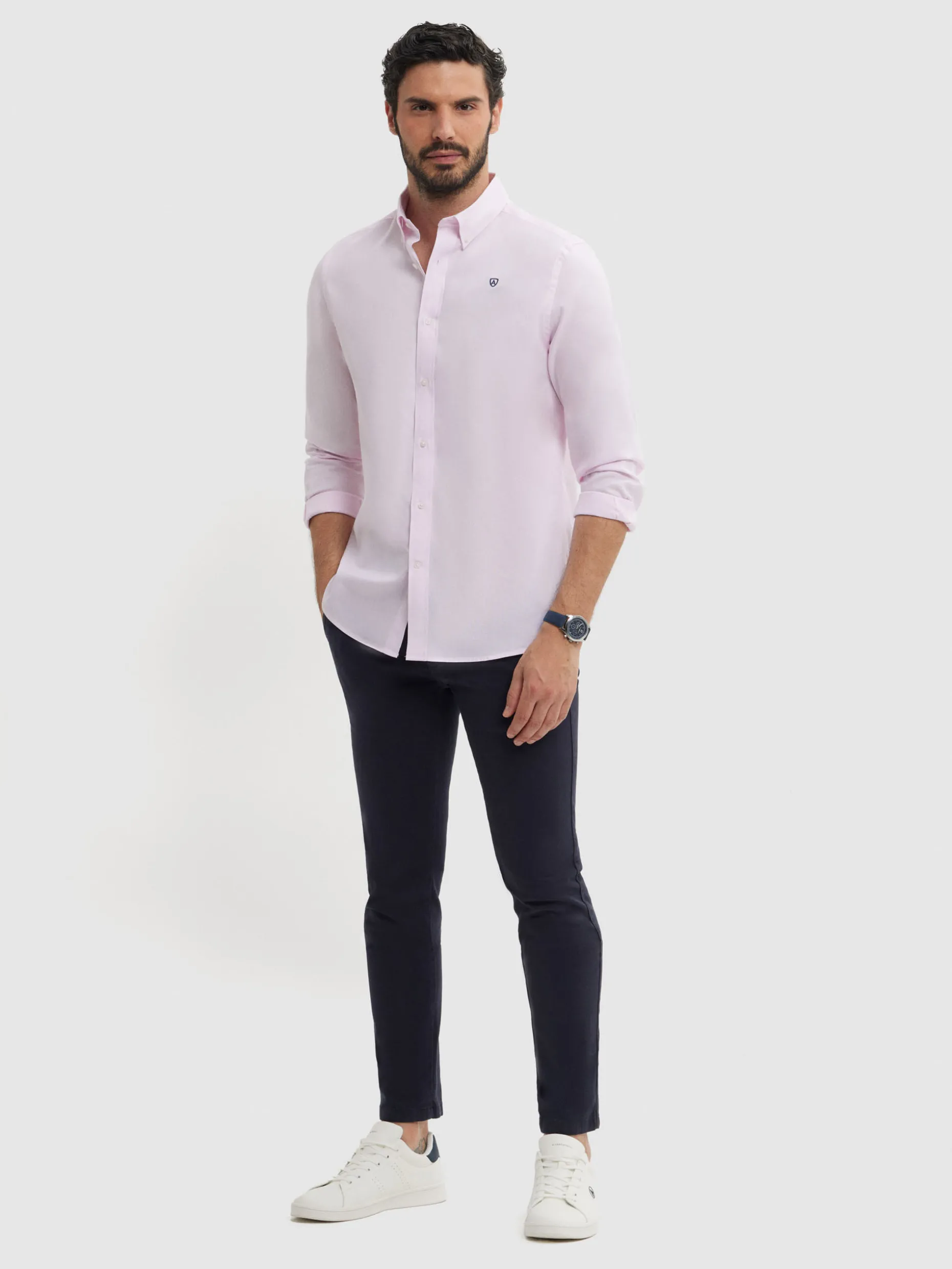 CAMISA ESTRUCTURA DUTTON ROSA