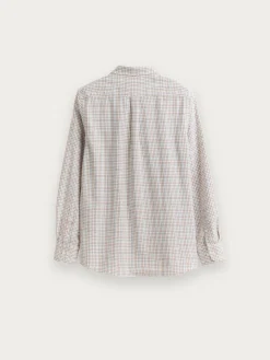 CAMISA FLANNEL CHECKS BURDEOS