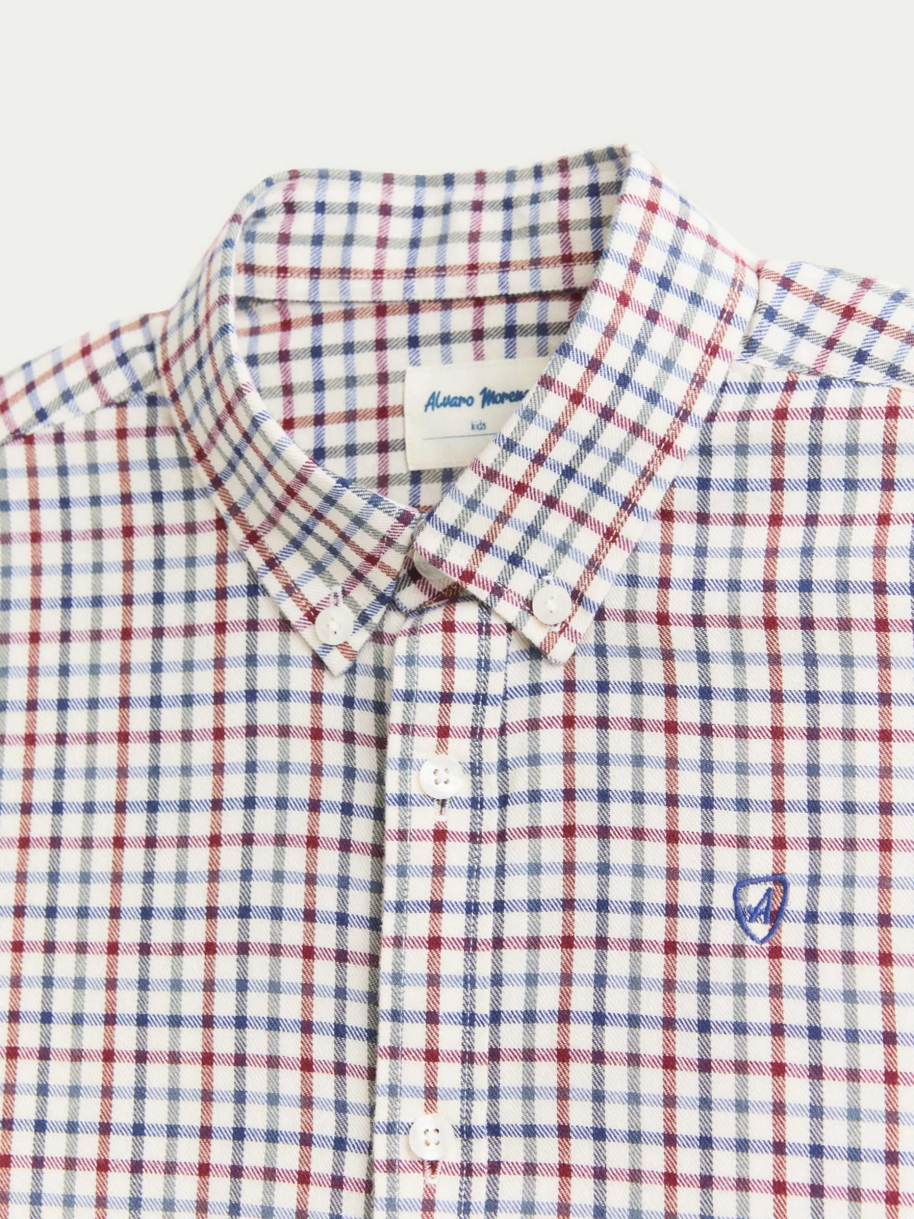 CAMISA FLANNEL CHECKS KIDS BURDEOS