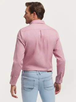 CAMISA FLANNEL TWILL ROSA