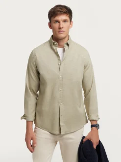 CAMISA FLANNEL TWILL VERDE