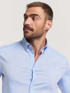 CAMISA MICROESPIGA CELESTE