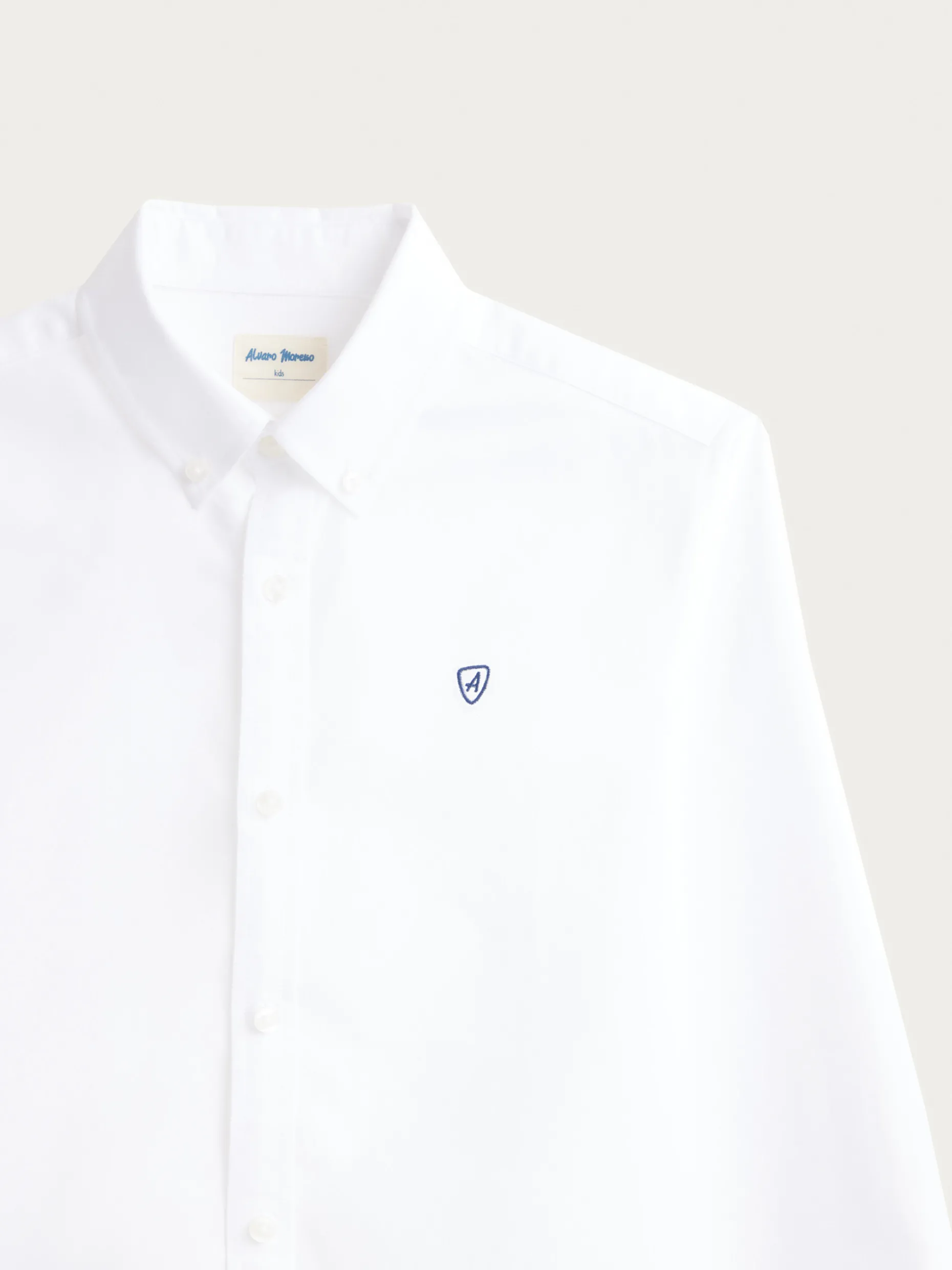 CAMISA OXFORD BASIC KIDS BLANCO