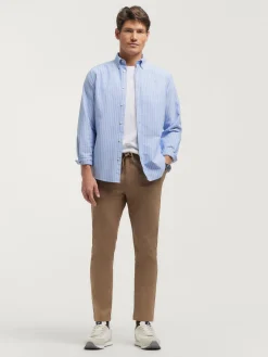 CAMISA OXFORD CLUB AZUL