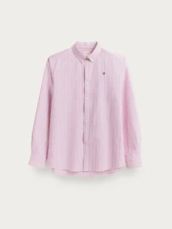 CAMISA OXFORD FANCY STR ROJO