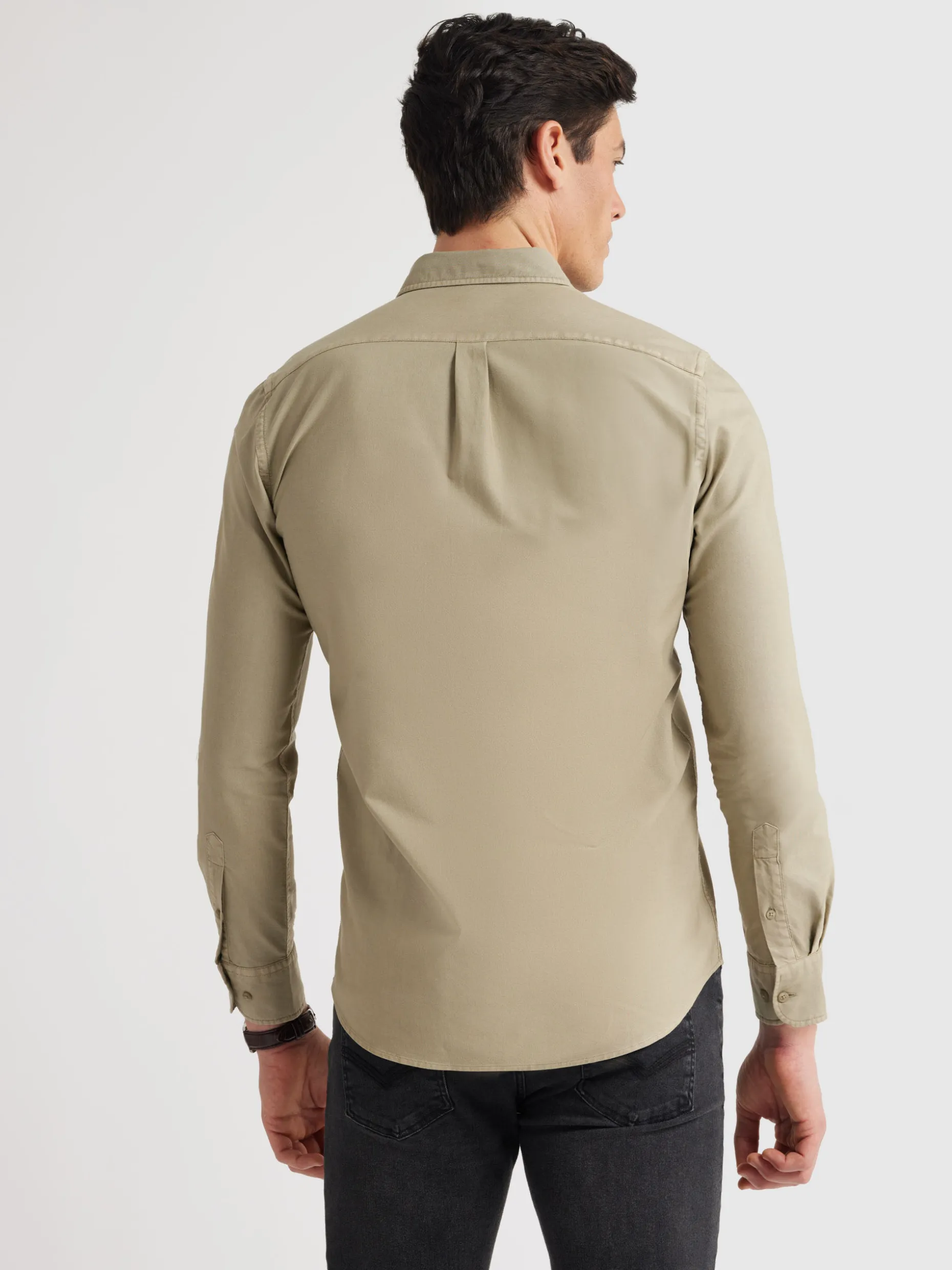 CAMISA OXFORD POCKET DYE VERDE