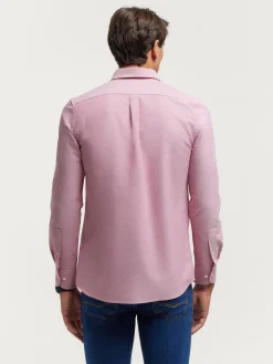 CAMISA OXFORD SOLID BURDEOS