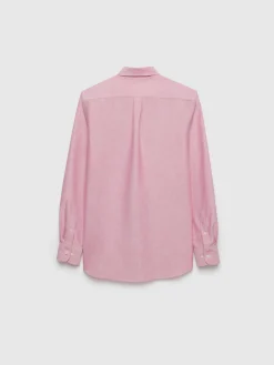 CAMISA OXFORD SOLID BURDEOS
