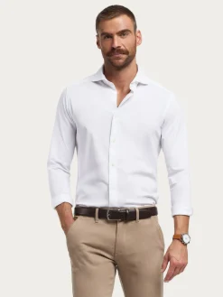 CAMISA PUNTO ELASTICO BLANCO