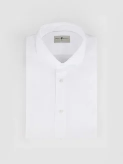 CAMISA VESTIR DOBBY BLANCO