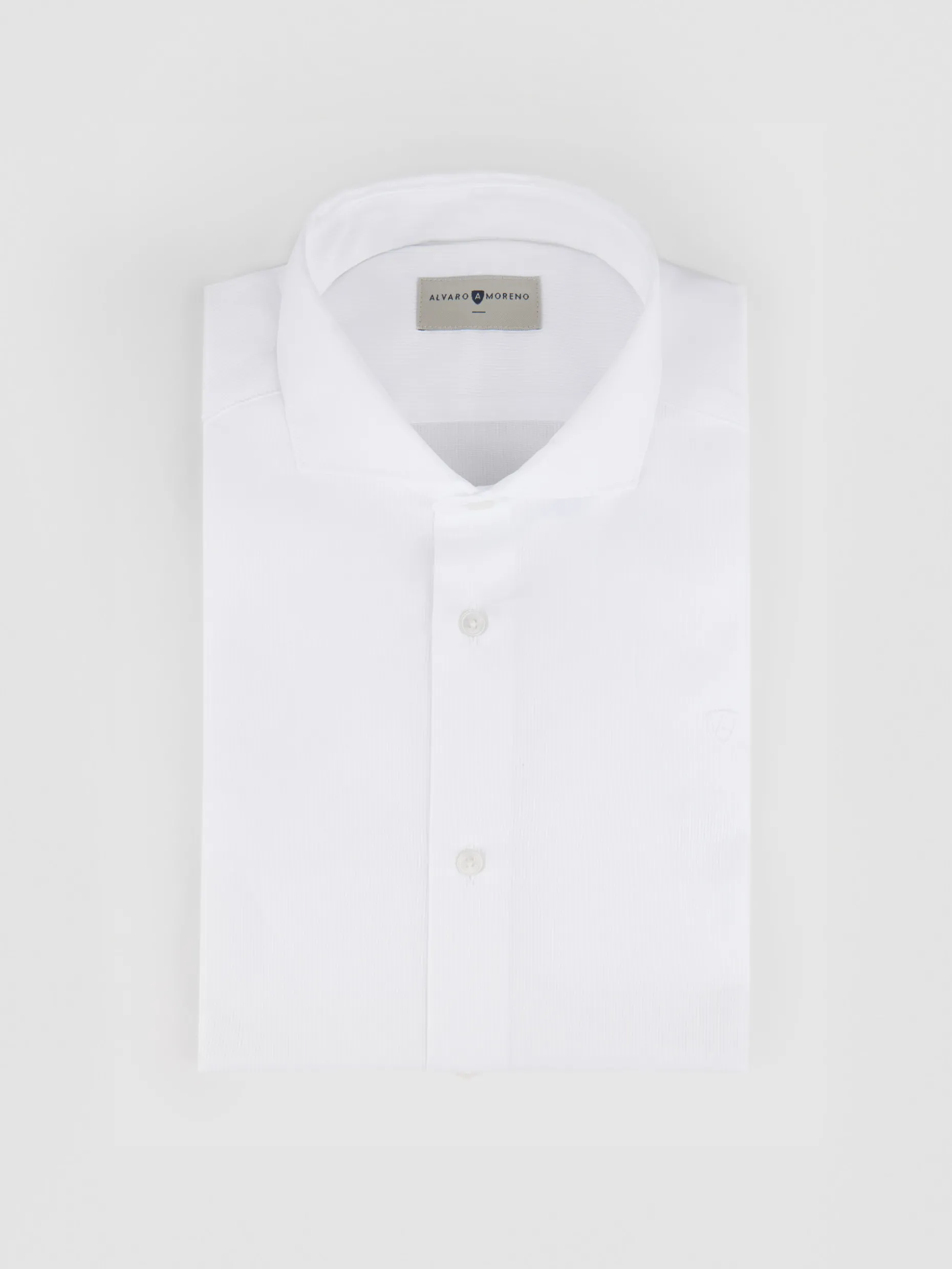 CAMISA VESTIR DOBBY BLANCO