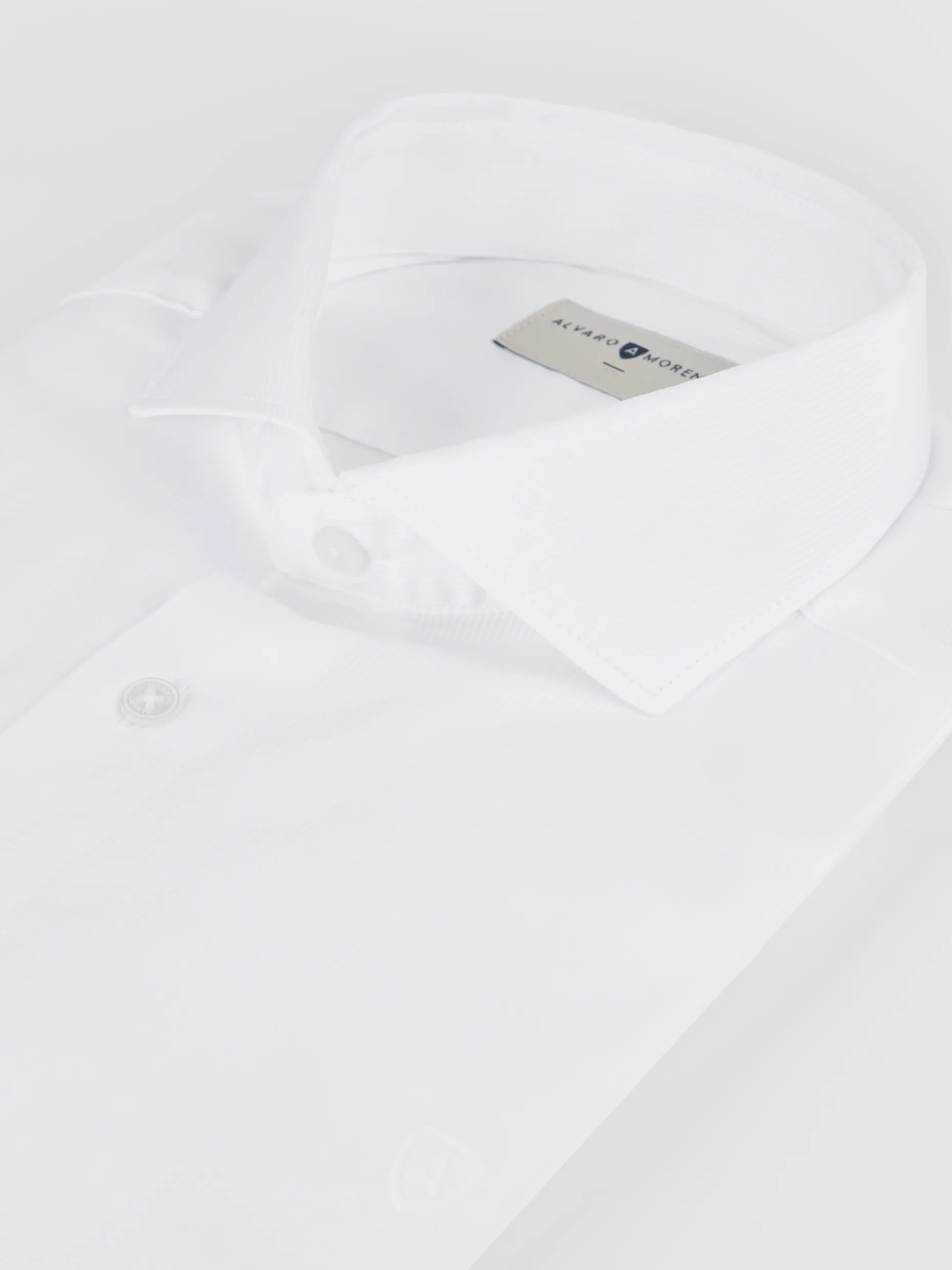 CAMISA VESTIR DOBBY BLANCO