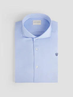 CAMISA VESTIR ESTRUCTURA AZUL