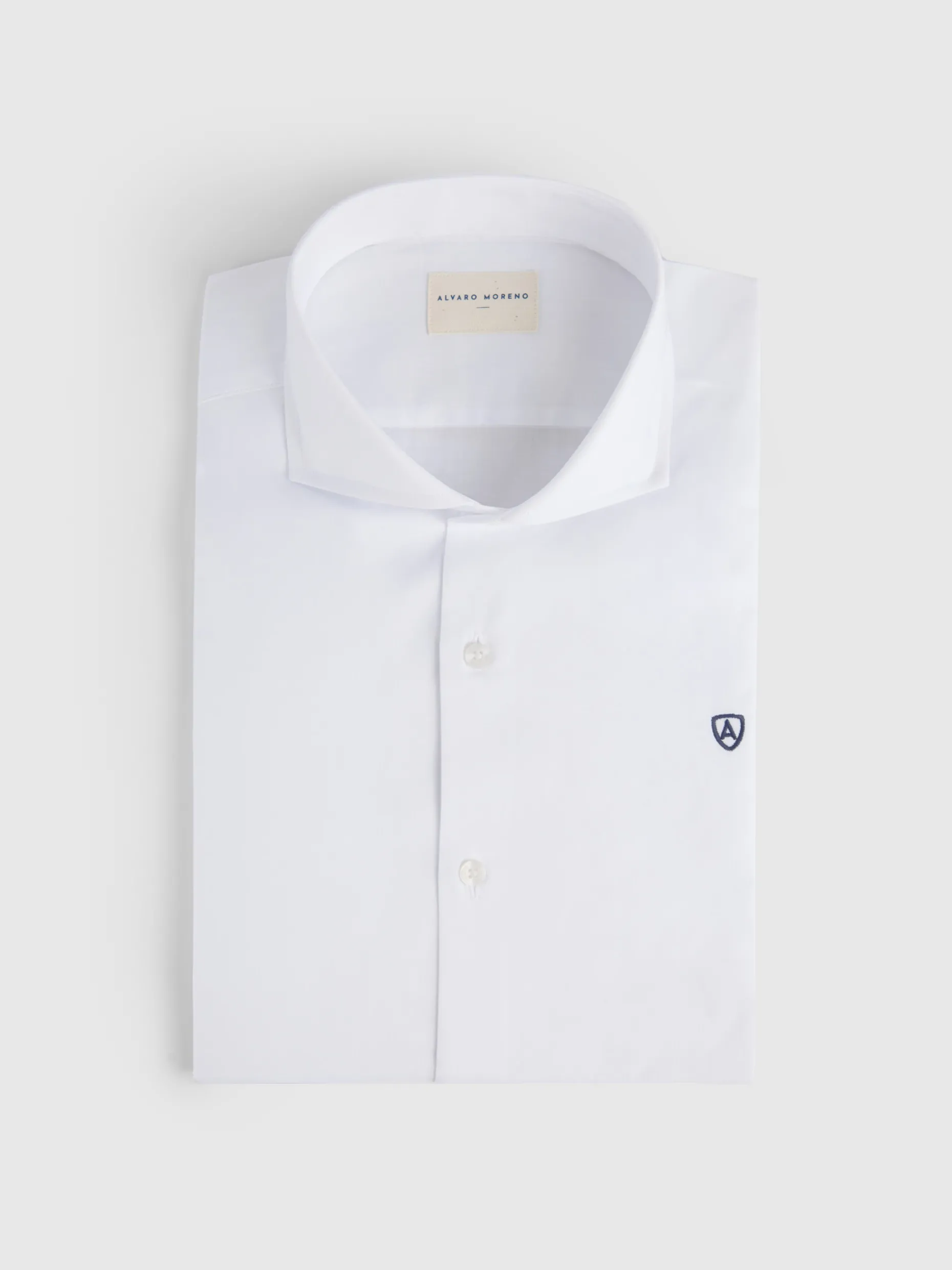 CAMISA VESTIR HERRINGBONE BLANCO