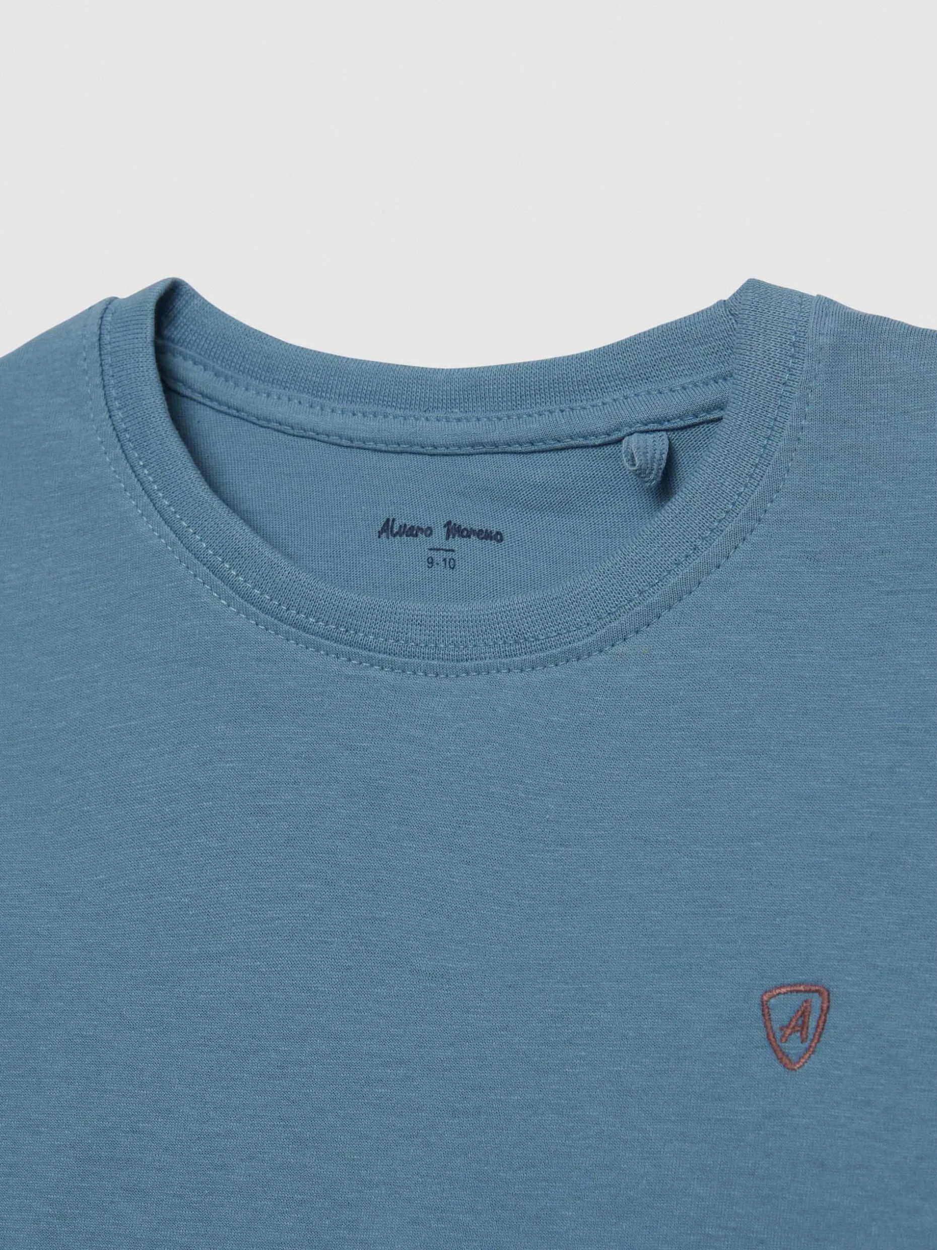 CAMISETA BASIC KIDS CELESTE