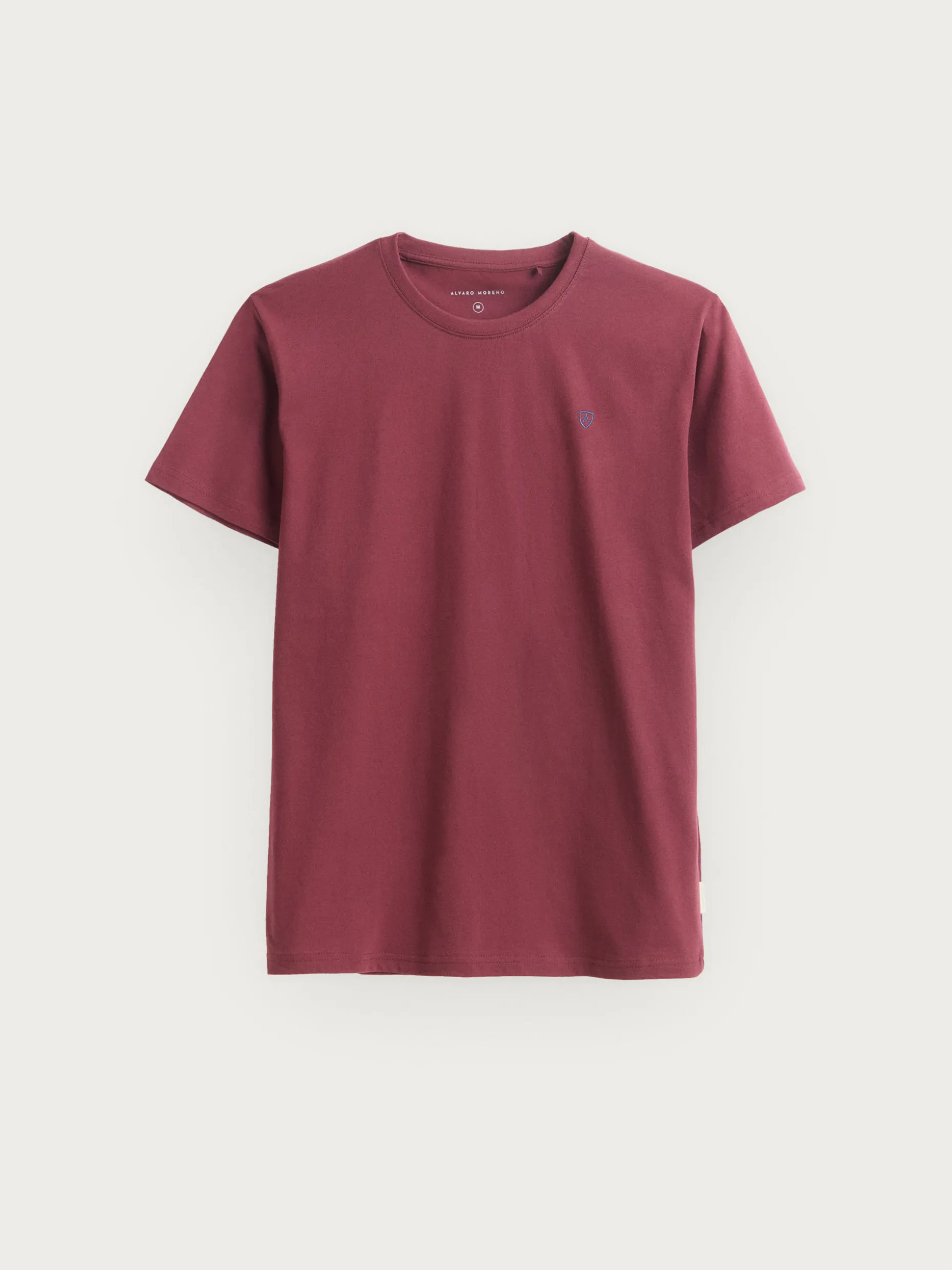 CAMISETA BASICA BURDEOS