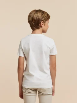 CAMISETA BASICA KIDS BLANCO