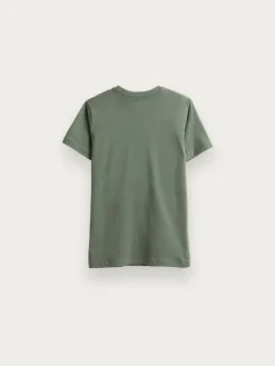CAMISETA BASICA KIDS VERDE