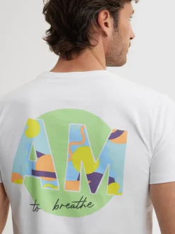 CAMISETA BREATHE BLANCO