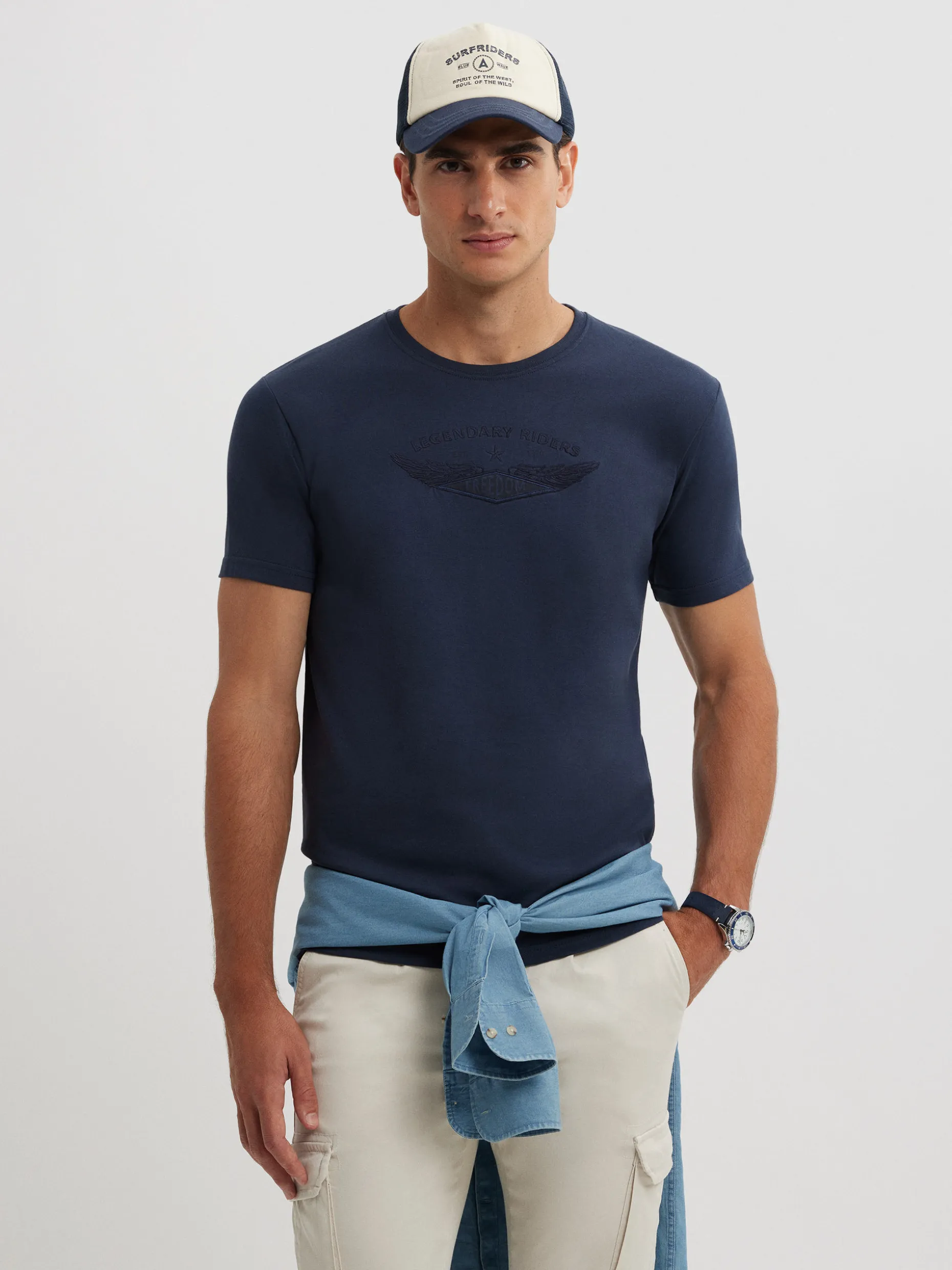 CAMISETA FREEDOM AZUL MARINO