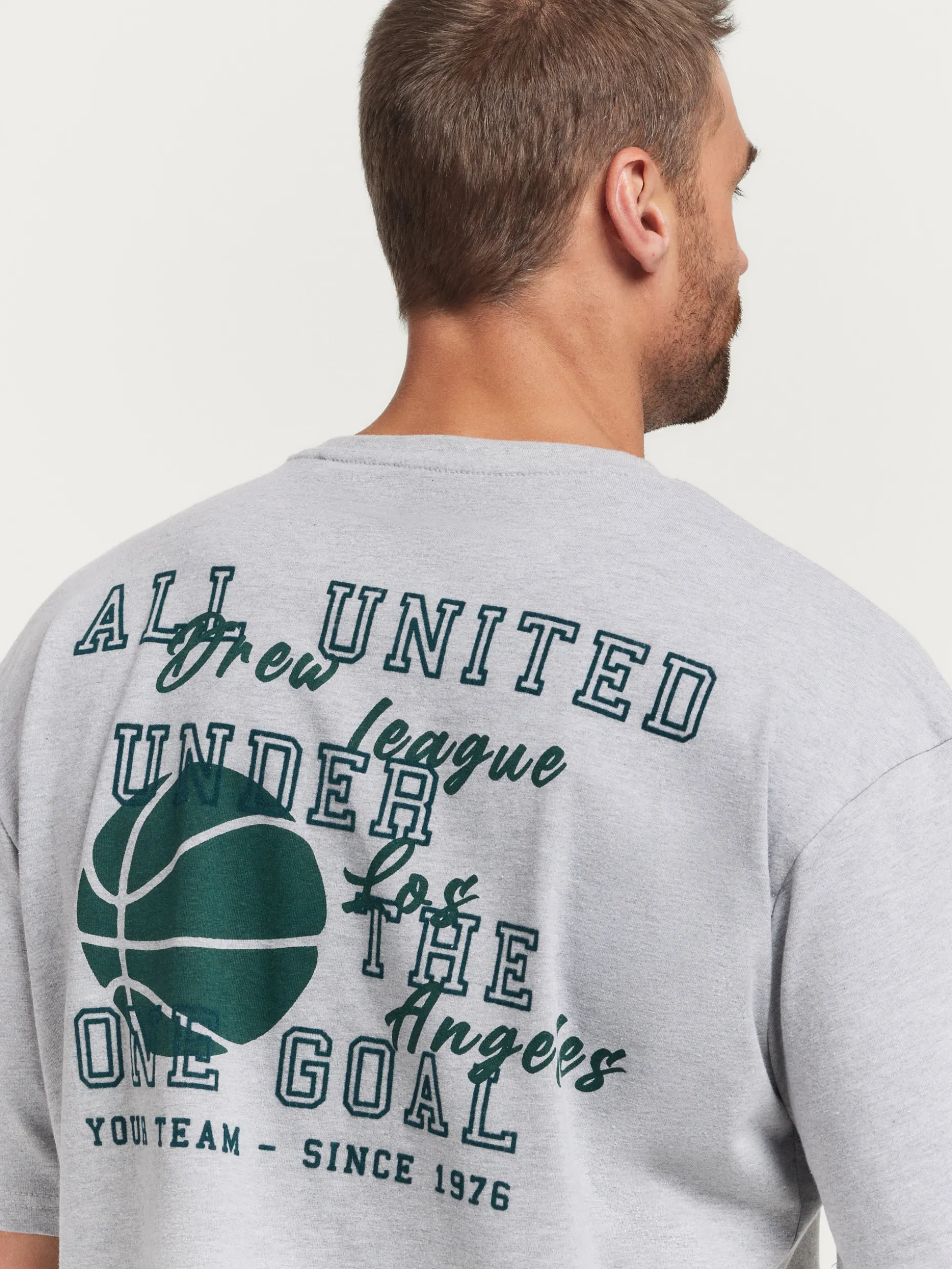 CAMISETA GOAL GRIS