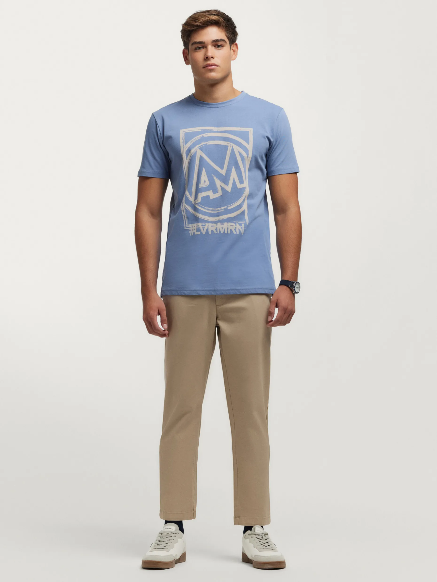 CAMISETA LOGO AZUL