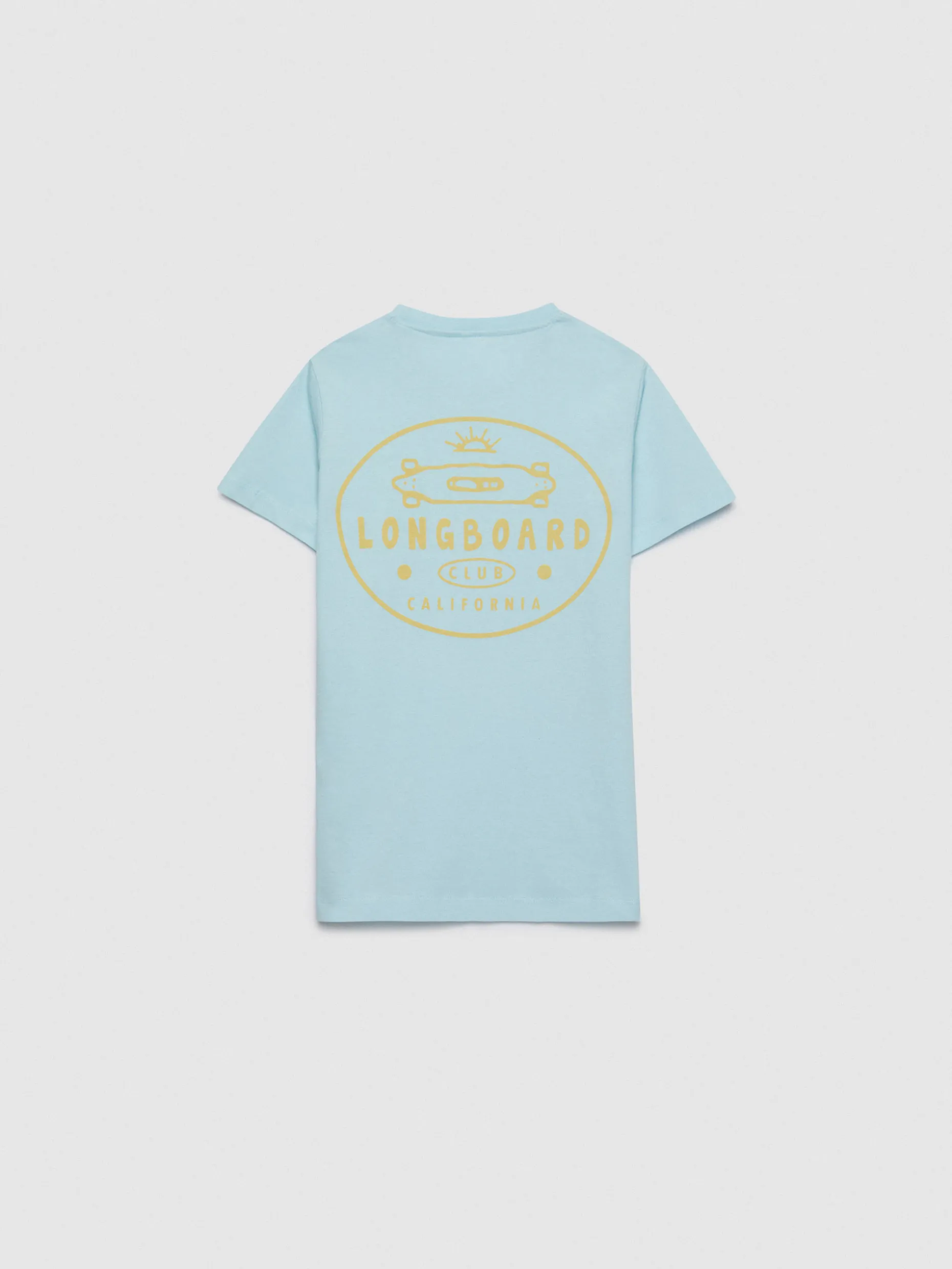 CAMISETA LONGBOARD KIDS VERDE AGUA