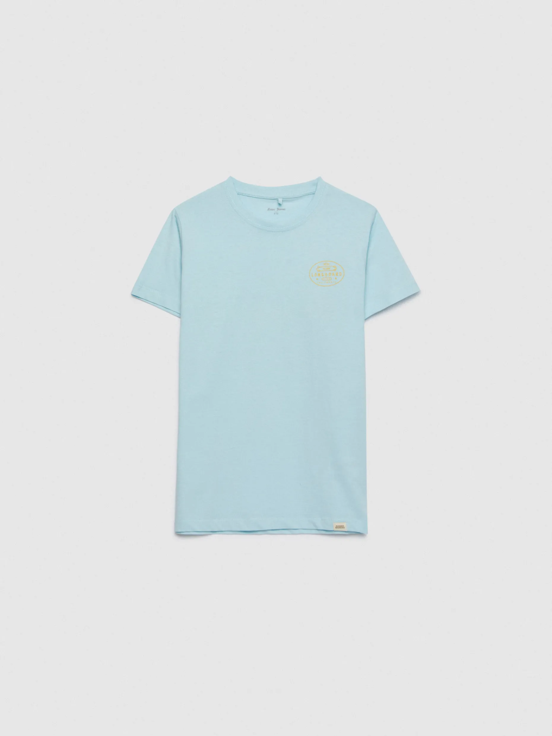 CAMISETA LONGBOARD KIDS VERDE AGUA