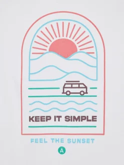 CAMISETA SUNSET BLANCO