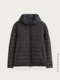 CAZADORA RATCHED REVERSIBLE AZUL MARINO | MARRÓN