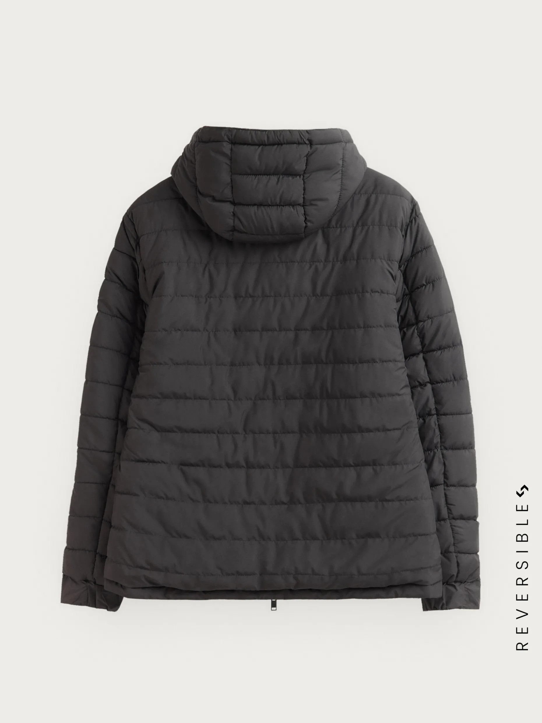 CAZADORA RATCHED REVERSIBLE AZUL MARINO | MARRÓN