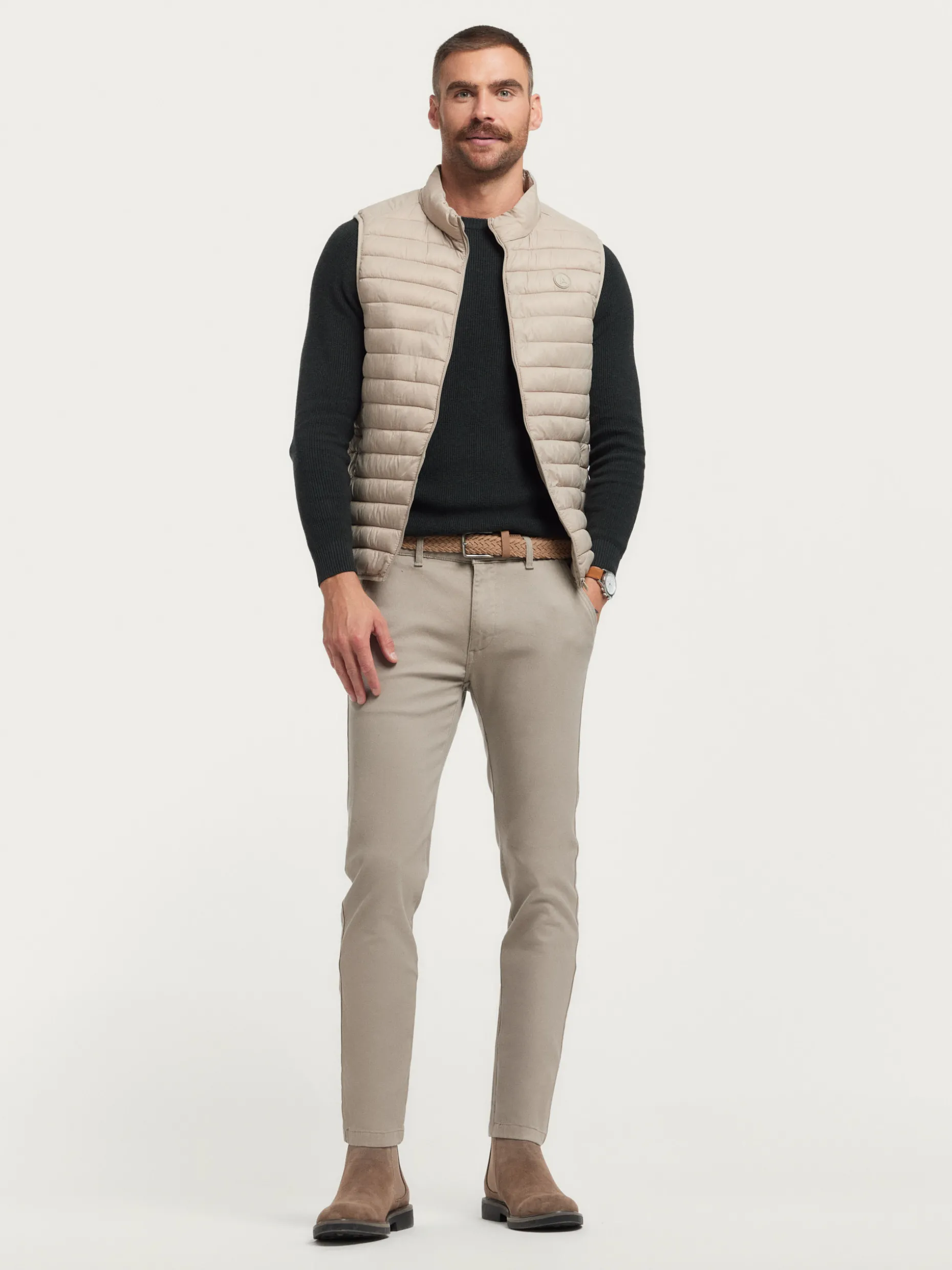 CHALECO NIRO BEIGE