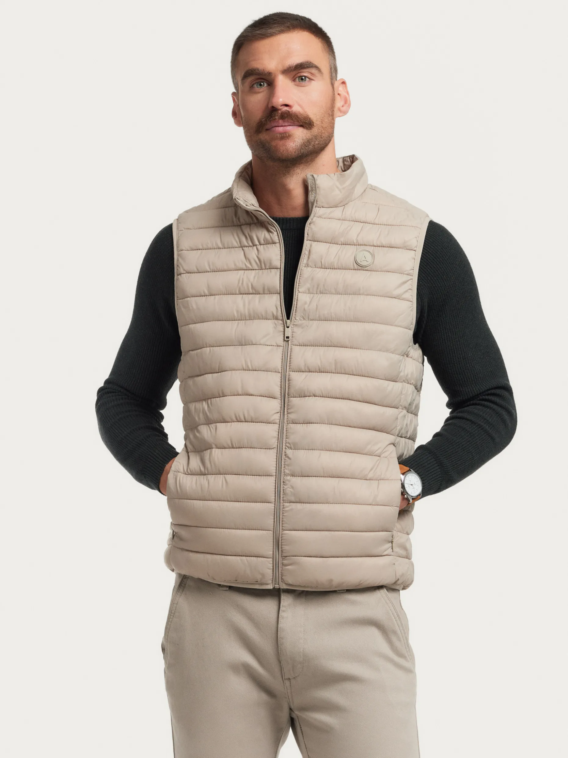 CHALECO NIRO BEIGE